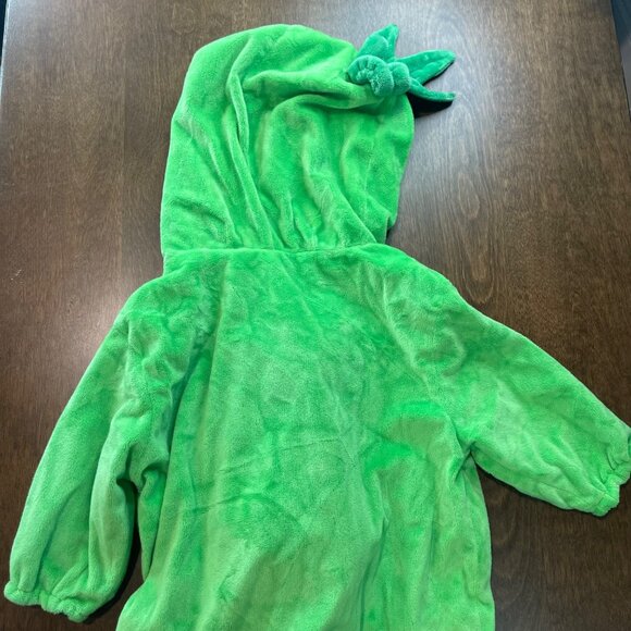 Walmart Infant Pea Pod Bunting Unisex Baby Size 0-6M Plush Halloween Costume - Picture 6 of 9